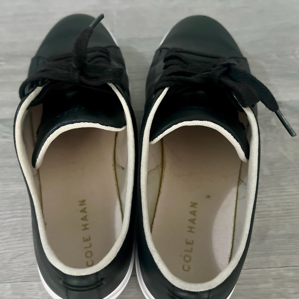 Women’s Black Cole Haan Grand Crosscourt II Sneakers, Women 8, Sezane Jack - Picture 5 of 9